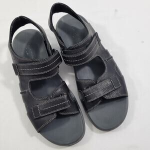 Clarks Men's Brixby Shore Black Sandals Size 13M 11223-1S6